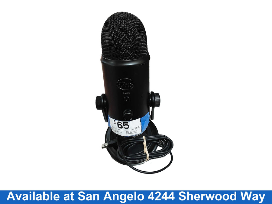 Blue A00132 Black Corded Microphone