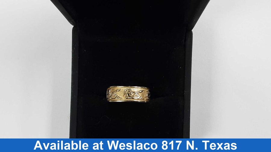 Women's Ring - Yellow Gold 10k (.417) 4.5 grams Size 9