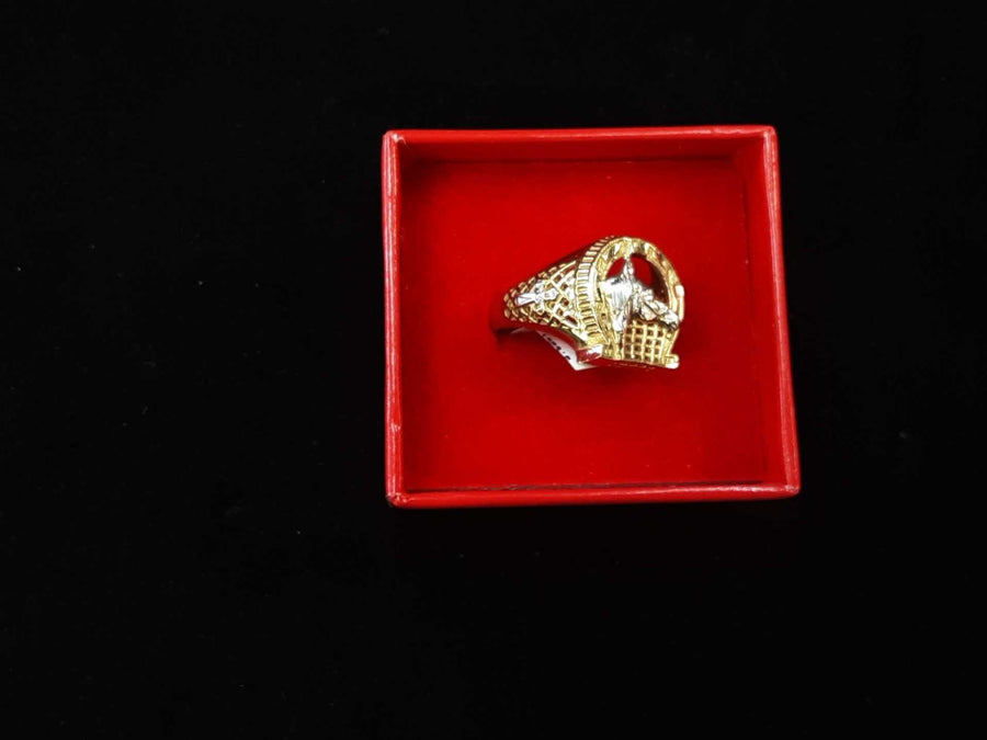 Men's Ring - Yellow Gold 10k (.417) 5.3 grams Size 8