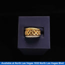 Men's Ring - Tricolor Gold 14k (.585) 3.9 grams Size 6
