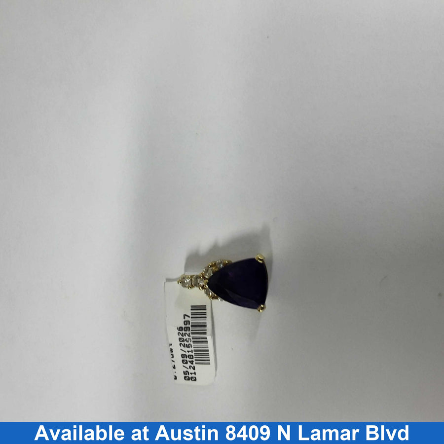 Diamond Pendant - Yellow Gold 18k (.750) 3 grams