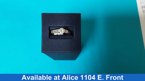 Ring - Wedding Band - White Gold 14k (.585) 3.4 grams Size 7.5