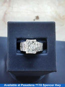 Women's Ring - White Gold 14k (.585) 7.6 grams Size 8