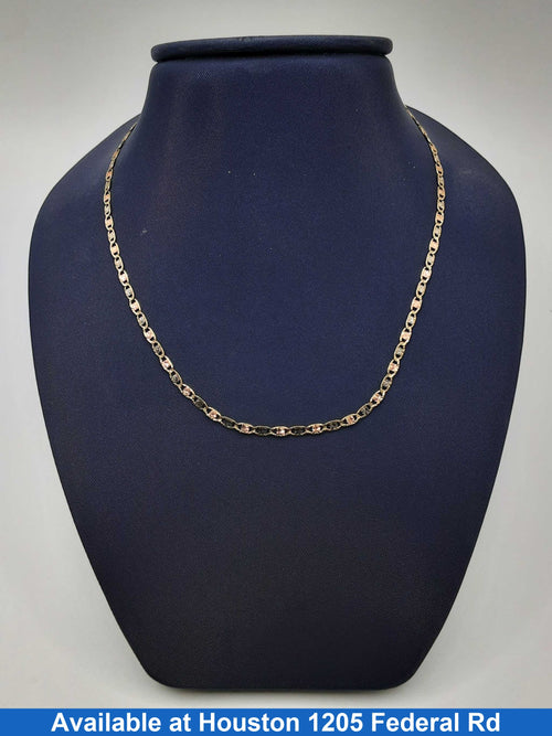 Gucci Chain - Tricolor Gold 10k (.417) 2.5 grams 10 inch