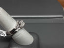 Fancy Wedding Set White Gold 14k (.585) 6.8 grams Size 8