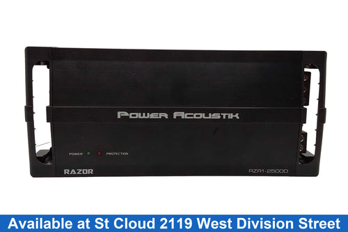 Power Acoustik Rzr1-2500d Black Generic Preamplifier