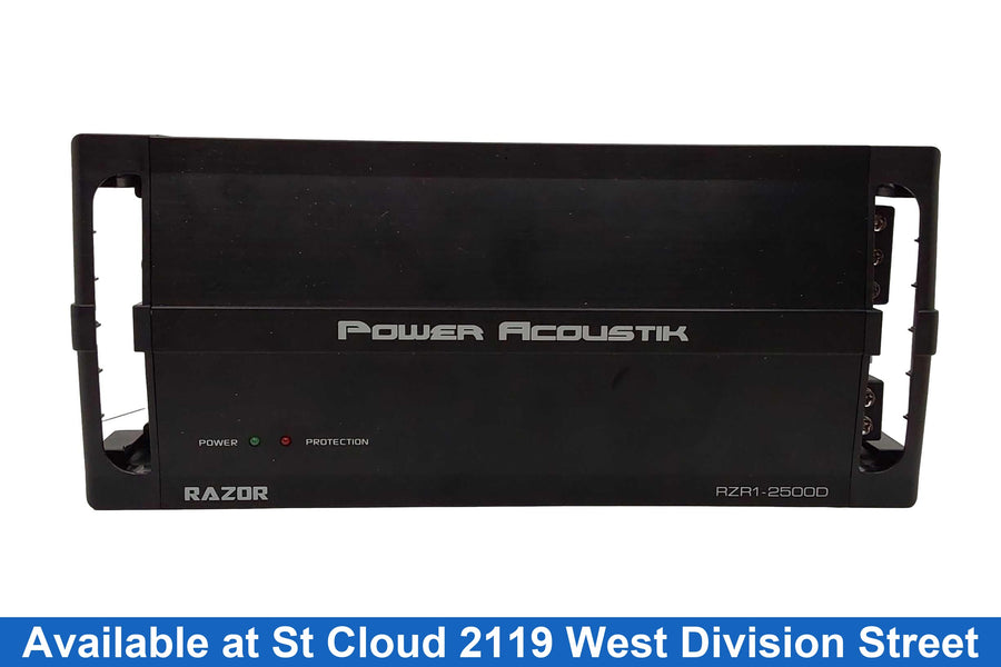 Power Acoustik Rzr1-2500d Black Generic Preamplifier