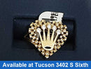 Women's Ring - Yellow Gold 10k (.417) 2.4 grams Size 7