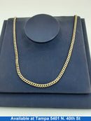Cuban Link Chain - Yellow Gold 10k (.417) 13.1 grams 26 inch