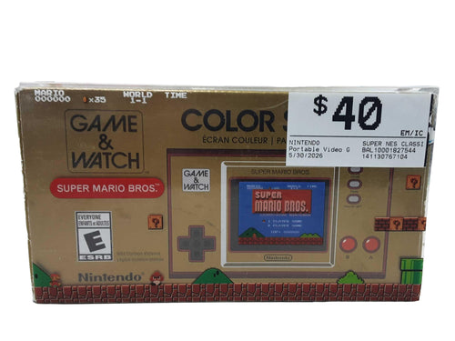 Nintendo Super Nes Classic (Retro-mini) Gold Portable Video Game System