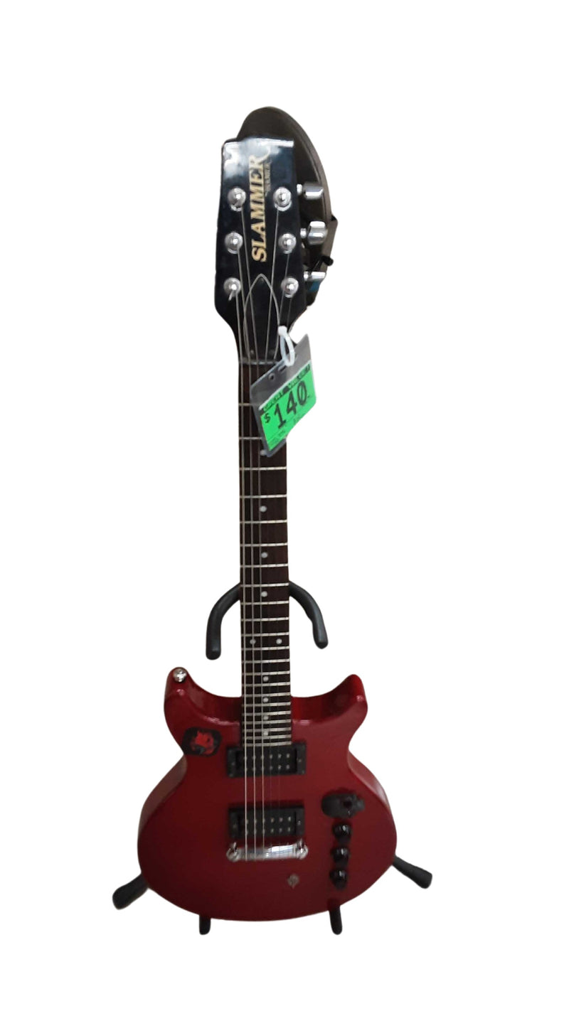 Slammer Hammer Sp 1/tw Red Electric Classic Guitar