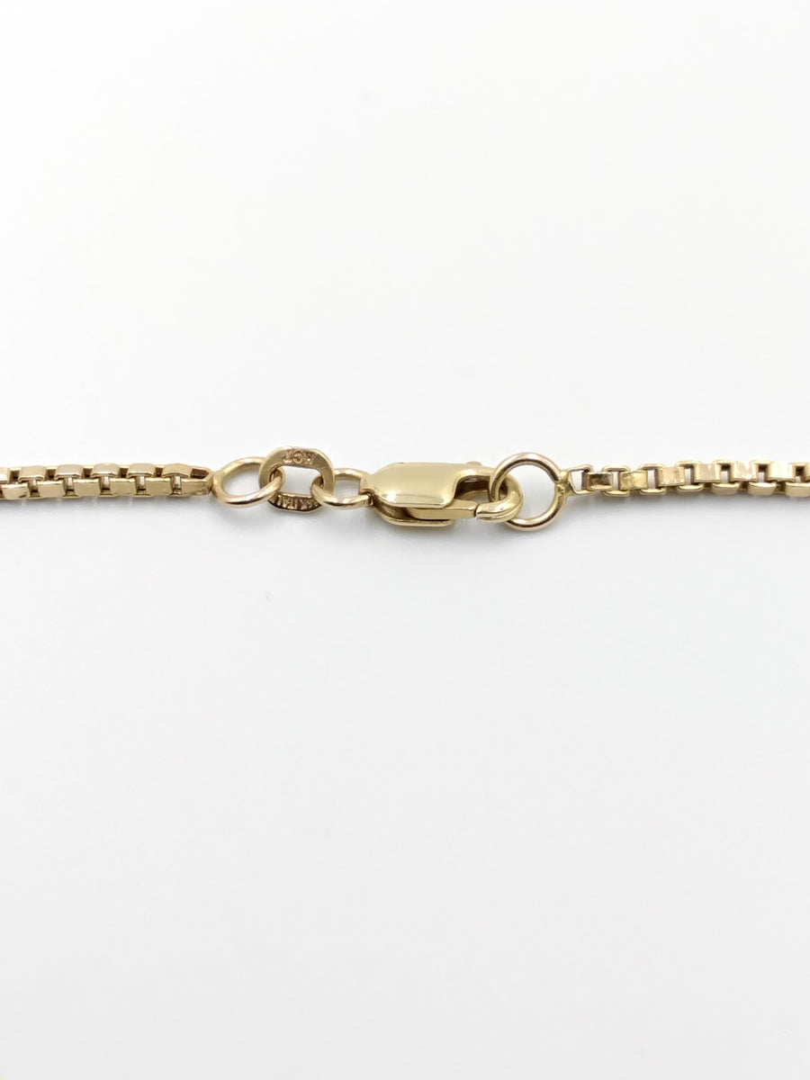 Cross Pendant Chain - Yellow Gold 14k (.585) 6.8 Grams 18 Inch
