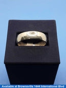 Ring - Wedding Band - Silver 6.6 grams Size 12