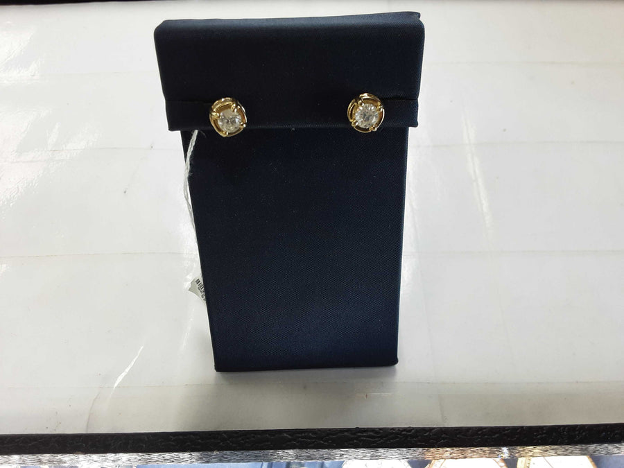 Single Stud Earring - Yellow Gold 14k (.585) 2.5 grams