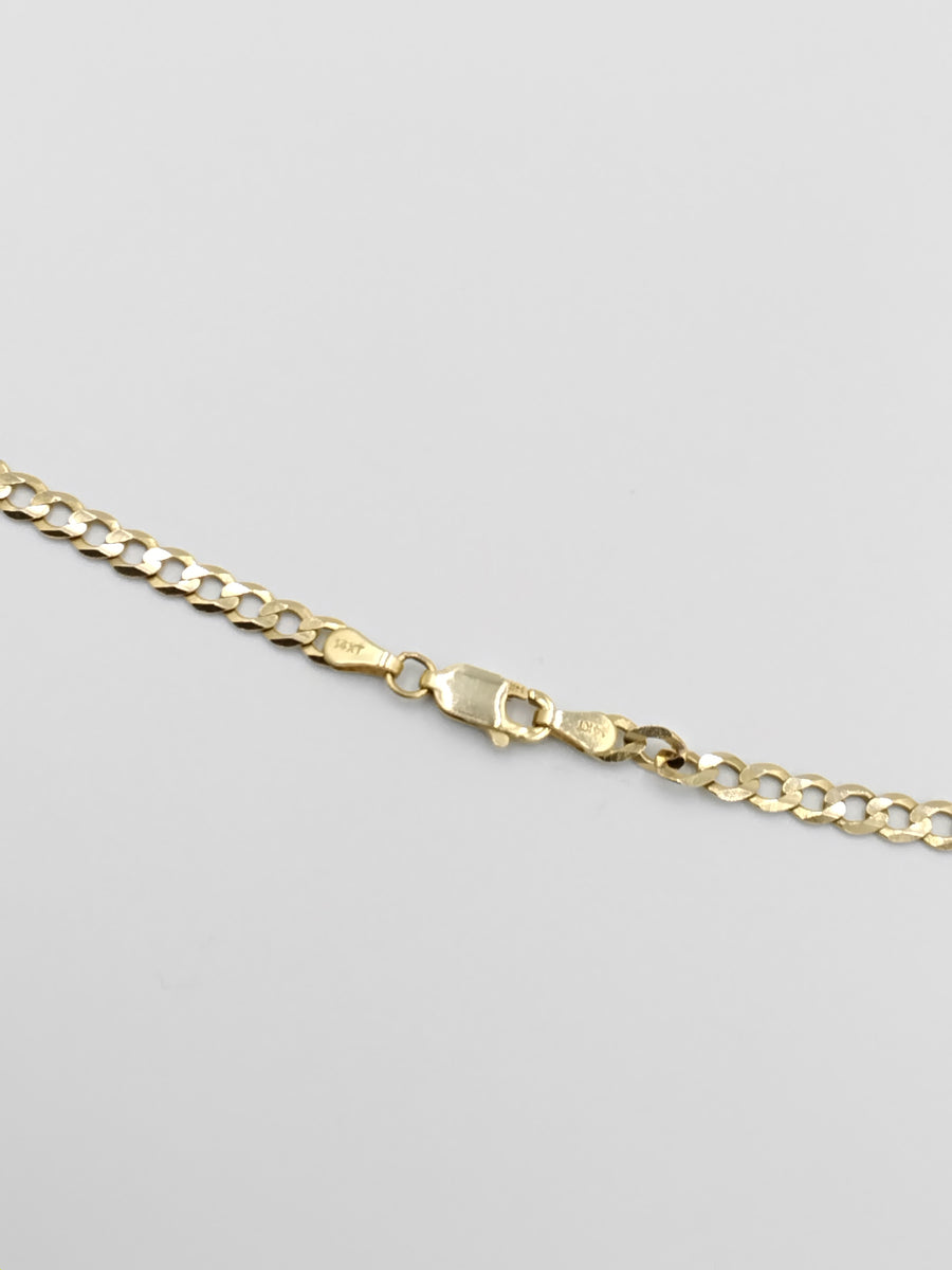 Cuban Link Chain - Yellow Gold 14k (.585) 9.25 grams 18 inch