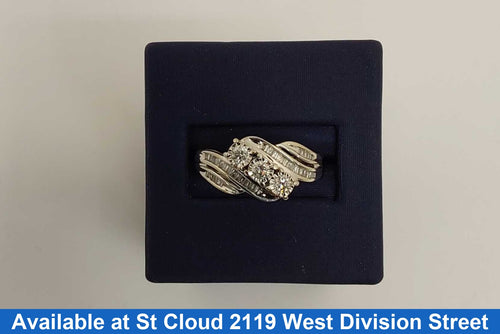 Women's Ring - White Gold 10k (.417) 3.447 grams Size 8.5