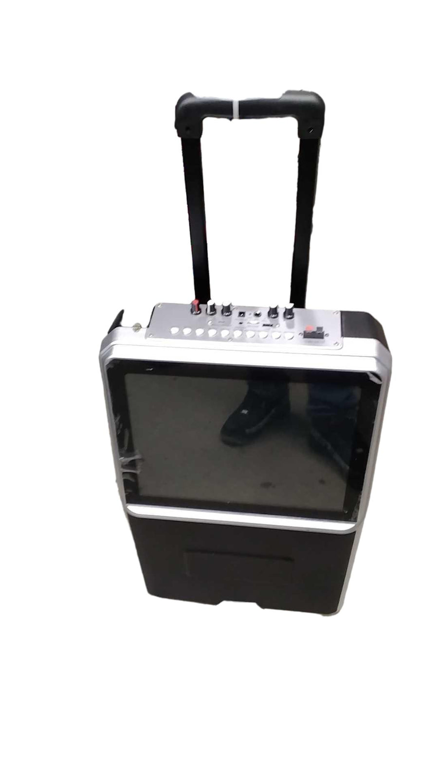 Iqsound Iq-1508djwk Silver Karaoke Machine