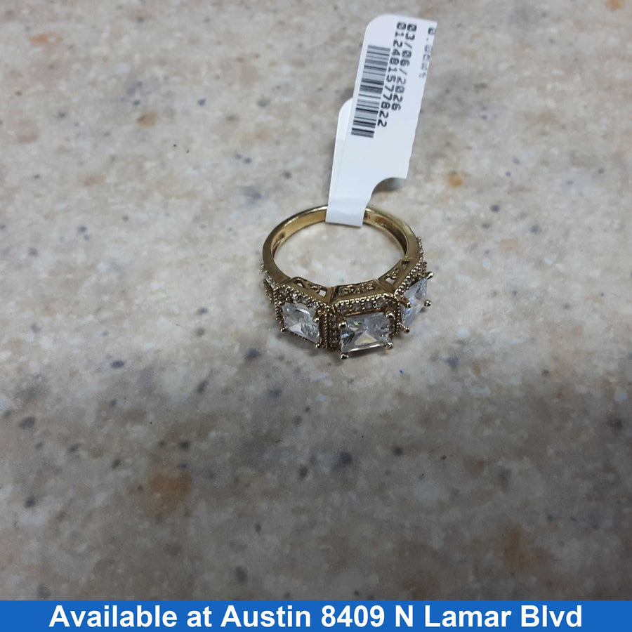 Women's Ring - Yellow Gold 10k (.417) 4.3 grams Size 7