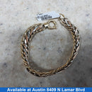 Woven Bracelet - Yellow Gold 14k (.585) 11 grams 8 inch