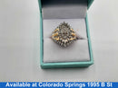 Women's Ring - Yellow Gold 14k (.585) 6.9 grams Size 7