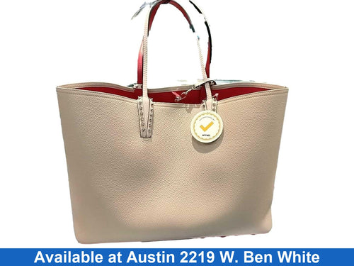 Christian Louboutin Cabata Nude Beige / Tan Purse / Handbag