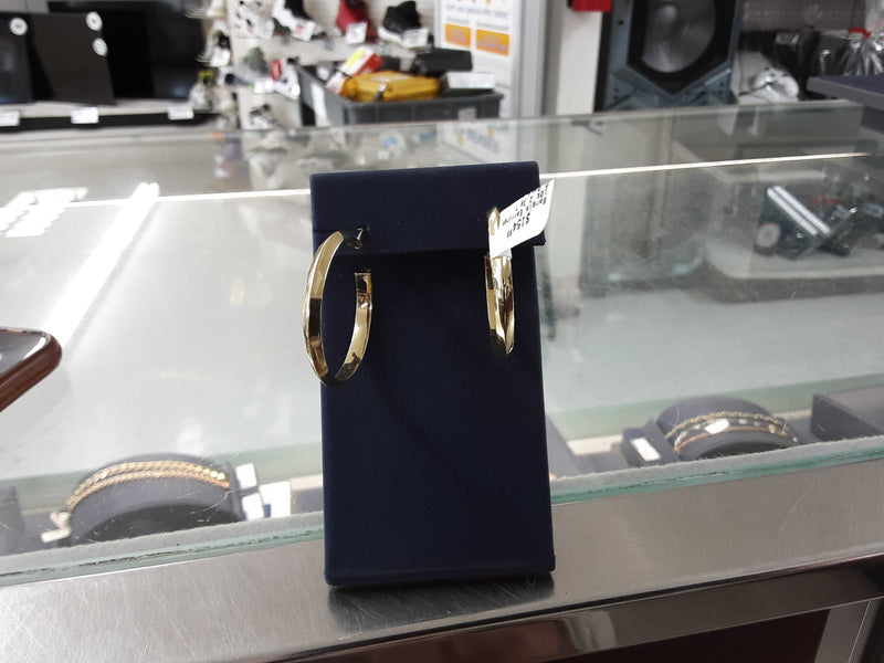 Bangle Earring Yellow Gold 10k (.417) 2.3 grams
