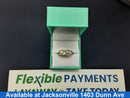 Women's Ring - White Gold 14k (.585) 4.8 grams Size 9