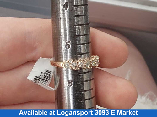 Ring - Wedding Band - Rose Gold 14k (.585) 2.8 Grams Size 5.5