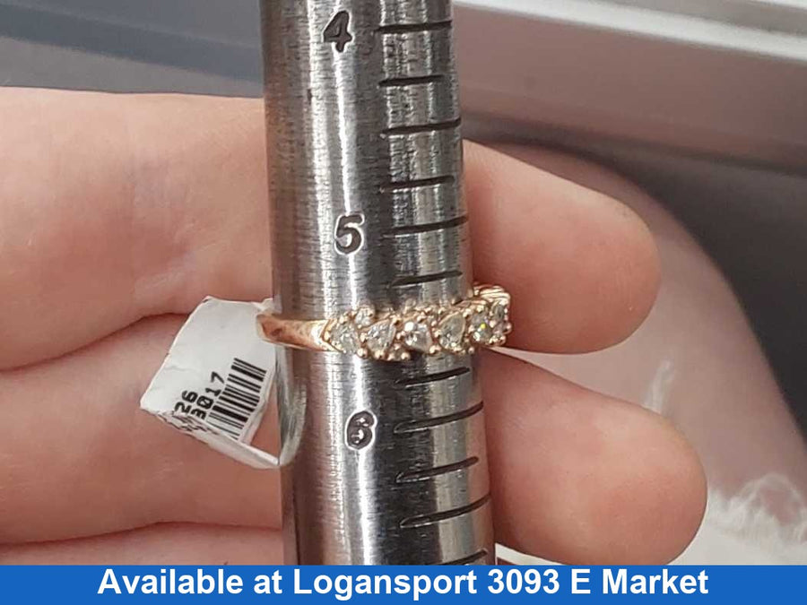 Ring - Wedding Band - Rose Gold 14k (.585) 2.8 Grams Size 5.5