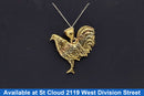 Pendant - Tricolor Gold 10k (.417) 3.07 grams