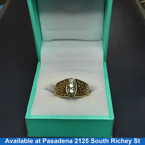 Women's Ring - Yellow Gold 14k (.585) 4.5 grams Size 8.5