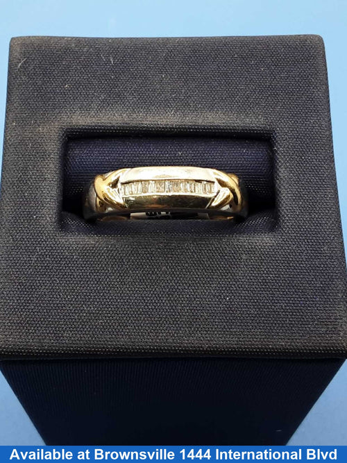 Ring - Wedding Band - Yellow Gold 14k (.585) 5 grams Size 7