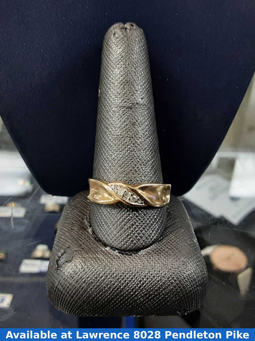 Ring - Wedding Band - Yellow Gold 10k (.417) 5.1 grams Size 11