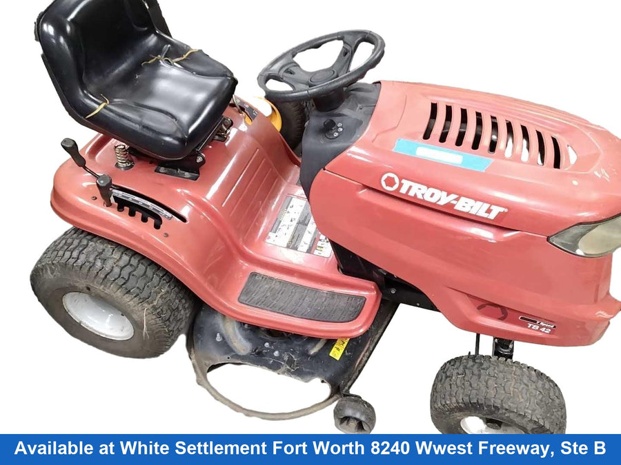 Troy-bilt Tb 42 Red Gas Riding Lawn Mower
