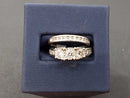 Ring - Engagement Set - White Gold 14k (.585) 6.5 grams Size 7