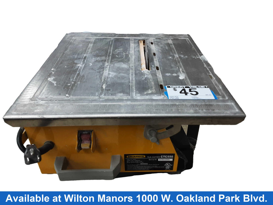 Workforce Ctc550 Yellow Corded Table Saw