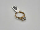 Women's Ring - Solitaire - Yellow Gold 10k (.417) 2.6 grams Size 9