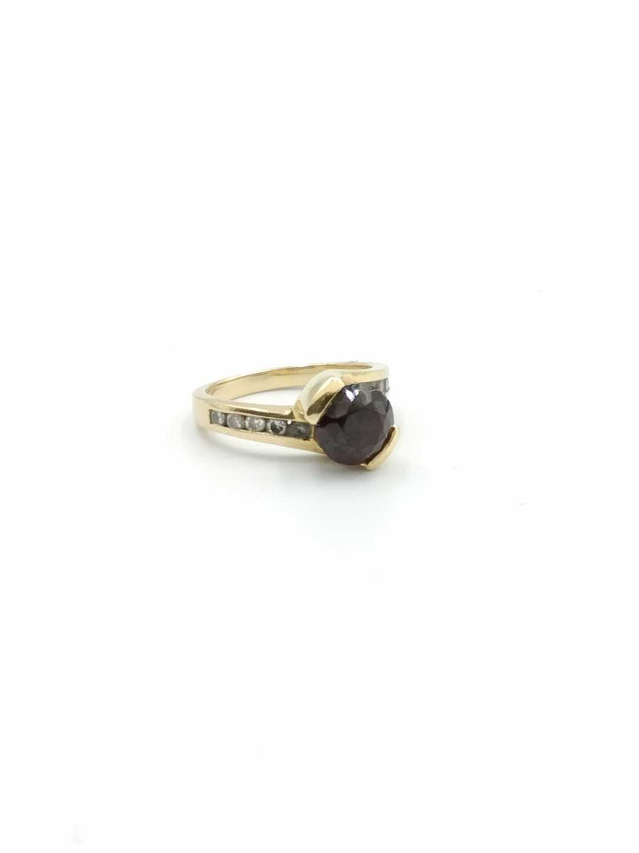 Women's Ring - Solitaire - Yellow Gold 14k (.585) 4.7 grams Size 6