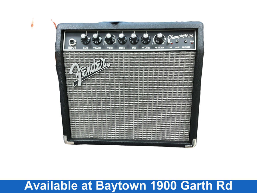 Fender Champion 20 Black Guitar Amplifier