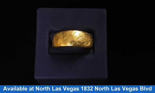 Ring - Wedding Band - Yellow Gold 14k (.585) 4.8 grams Size 7