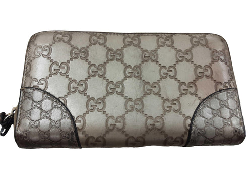 Gucci Guccissima Long Zipper Wallet