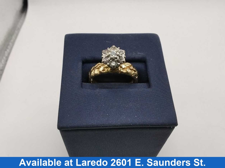 Women's Ring - Yellow Gold 14k (.585) 3.6 grams Size 6