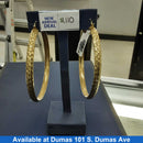 Bangle Earrings - Yellow Gold 10k (.417) 11.1 grams