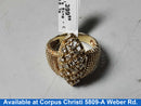 Women's Ring - Yellow Gold 10k (.417) 10.7 grams Size 9
