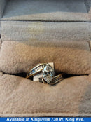 Ring - Wedding Set - Yellow Gold 14k (.585) 3.1 grams Size 5