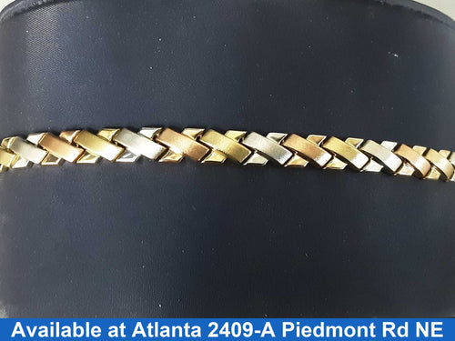 Bracelet - Yellow Gold 10k (.417) 6.4 grams 7 inch
