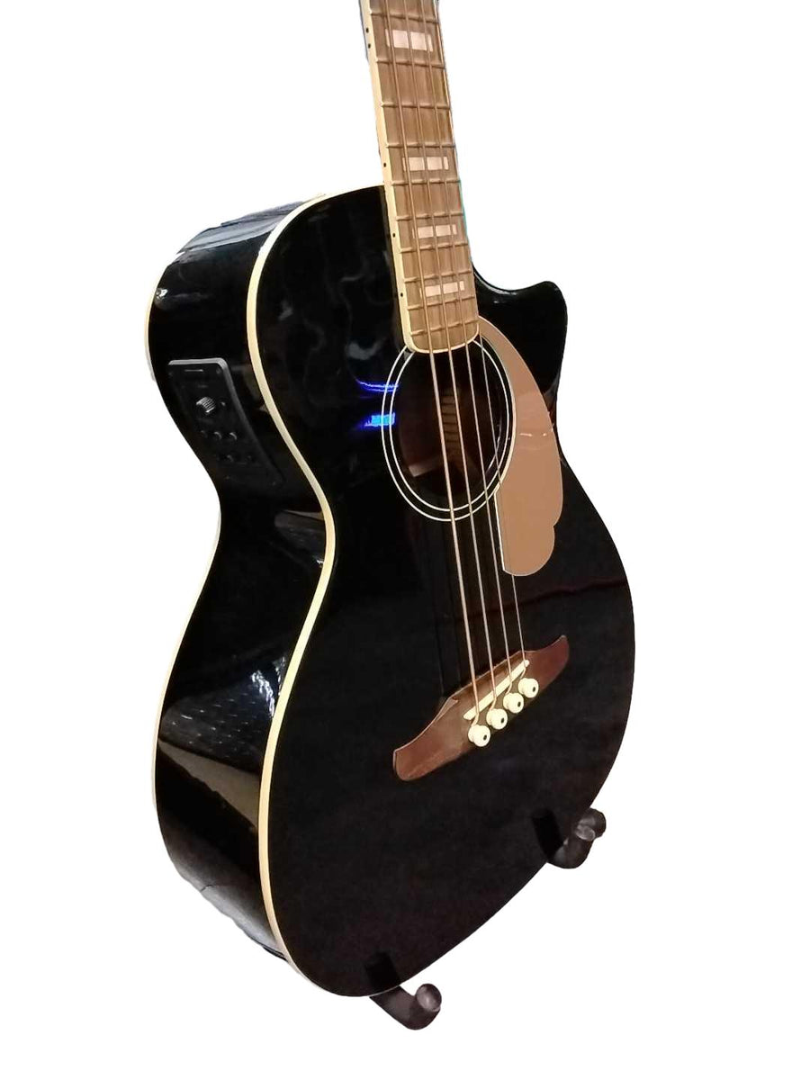 Fender Kingman Bass Sce Black Acoustic Bass Guitar
