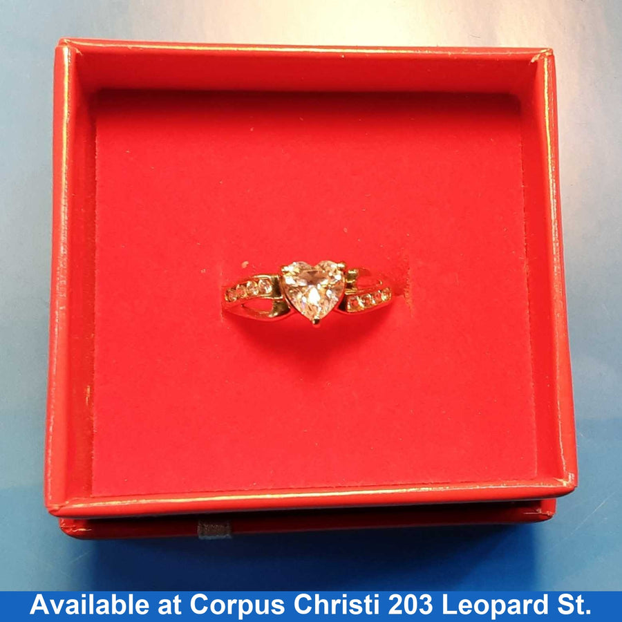 Women's Ring - Yellow Gold 10k (.417) 1.7 grams Size 20