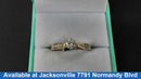 Ring - Engagement Set - Yellow Gold 14k (.585) 3.1 grams Size 9.5