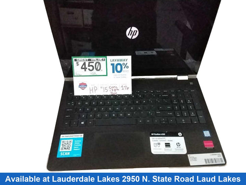 Hp 15-br158cl Intel Core I7 - 8th Generation 8 Gb 1 Tb Gold Laptop